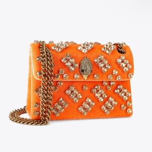 Kurt Geiger London Mini Velvet Kensington Bag